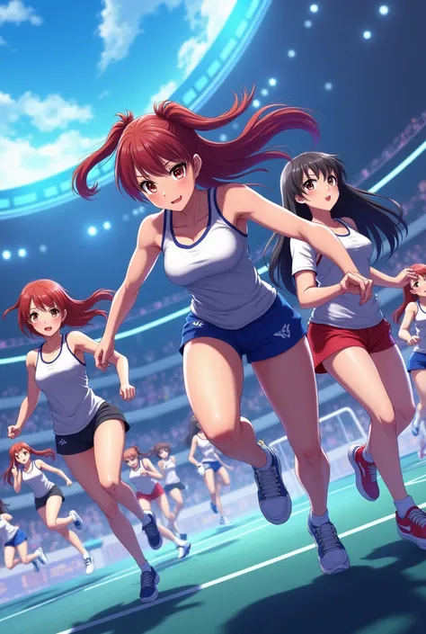 Female anime athletes
