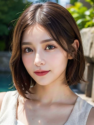 You are a professional photographer、Highly detailed face and skin texture、
fine grain、
Photorealistic Rendering、
Scattered beneath the surface of the water、
High resolution facial features、
Microskin Details、
Natural skin color、
Soft shadows and highlights...