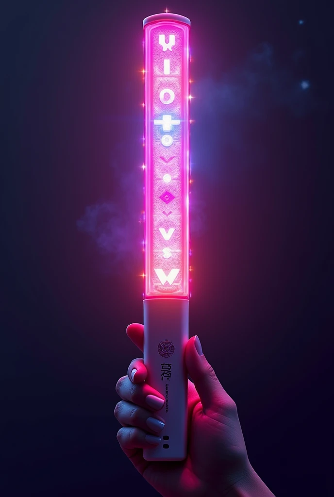 Un lightstick de kpop