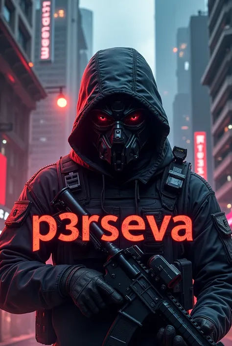 Create a game logo that says P3rseva like street of duty