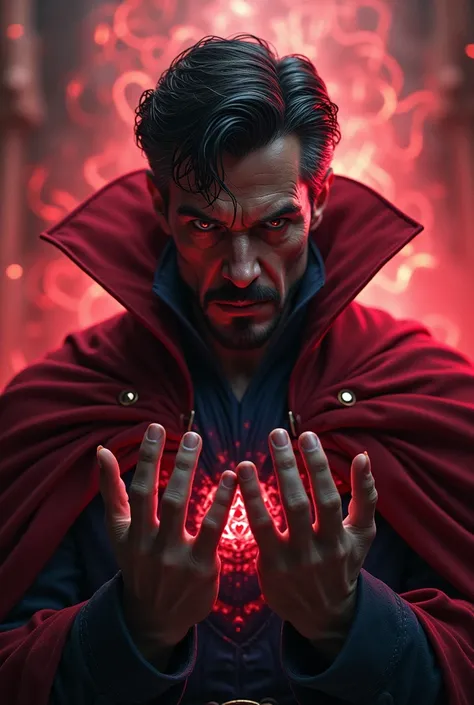 Doctor strange scary blood ai genrate  photo 