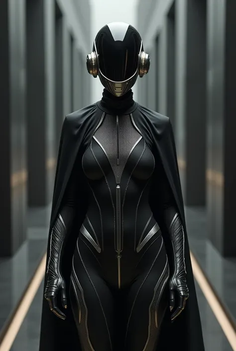 daft punk if they were only one and an empress, make her look more powerfull without it looking silly or mystical, make her look sofisticated 