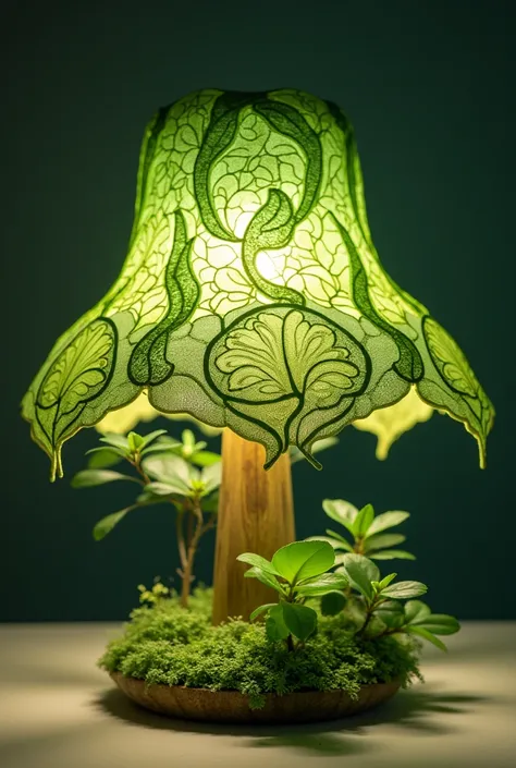 3 D Verdant craftworks into a lampshade
