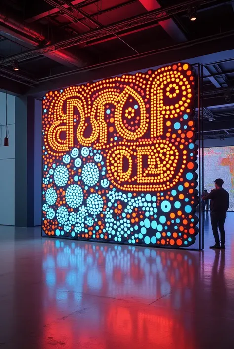 
create a logo inspired by the works of Yayoi Kusama, with the word "EXPODIP2024" and a relationship with industrial product design.
