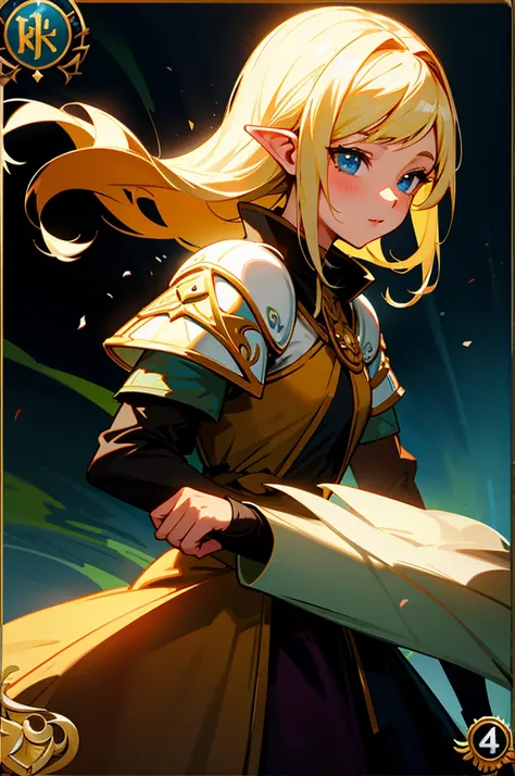 剣と花の背景に鎧を着たBlonde woman, of a 美しいFemale Knight, 美しいFemale Knight, Magali Villeneuveに触発されて, Female Knight, Magali Villeneuve, Enchanting Elven Princess Knight, Kshat Krentz Key Art Female, Girl in knight&#39;s armor, Inspired by Le Chevalier, グラフィックアーティスト M...