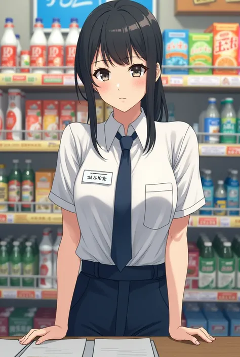 Akane Kurokawa。Convenience store manager。