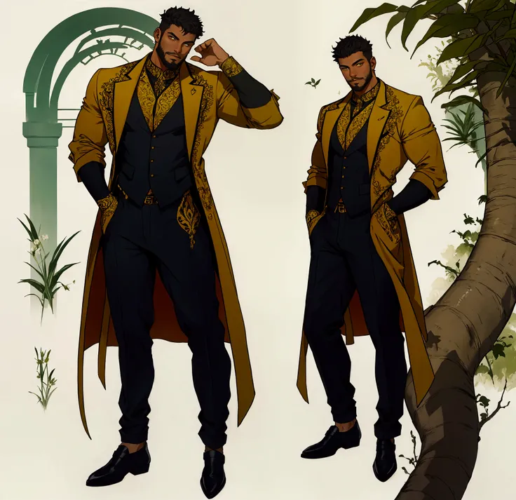 Homme, caméra au sol, full body