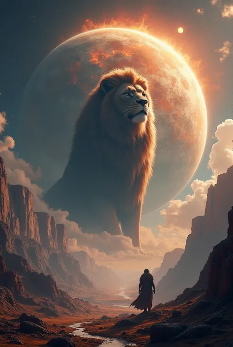 lion planet from space