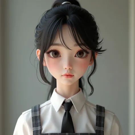 One Girl，(とてもcute女子高生:1.3)，masterpiece，Highest quality，High resolution，(((Photorealistic)))，RAW Photos，Ray Tracing，Physically Based Rendering，beautiful girl，(:1.4)，cute，(Big eyes)，(detailed pupils:1.2)，(The face is facing straight ahead:1.3)，Body facing fo...