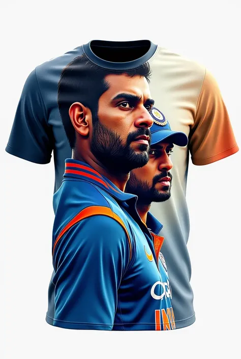 Dhoni image design on t shirt of yuvraj singh photo 