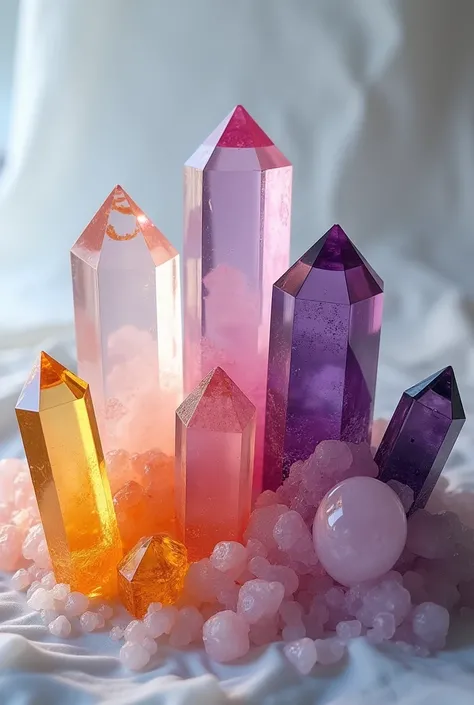 Citrine: Yellow to orange quartz
Amethyst: Purple quartz
Rose Quartz: Pink quartz
Smokey Quartz: Gray to black quartz
Milky Quartz: White, opaque quartz