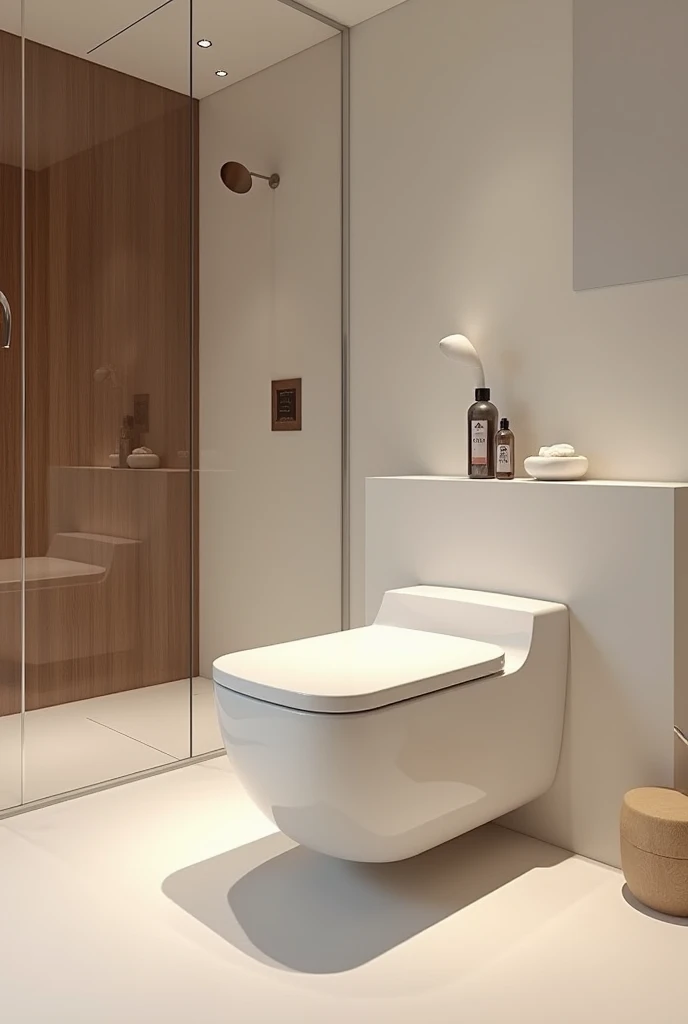 bathroom have a toilet simple luxury (large square) - big room, size width
