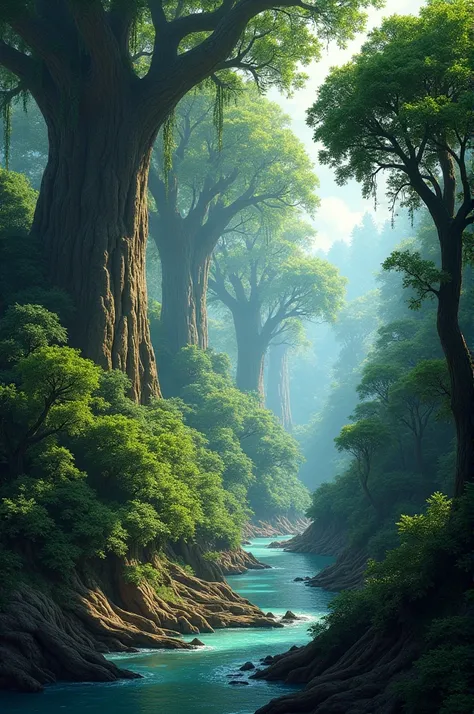 beautiful forest view