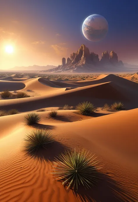 surreal desert, by Hal_Tenny.
(best quality, masterpiece), very aesthetic, perfect composition, intricate details, ultra-detailed, vivid colors