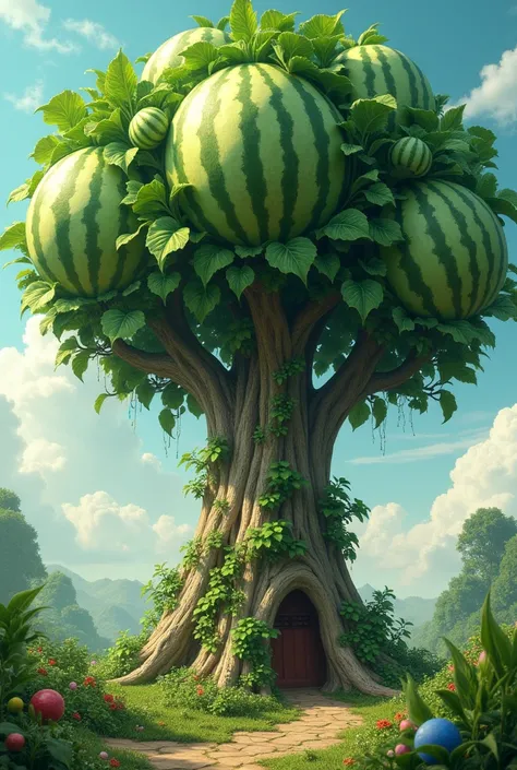 Create a watermelon tree