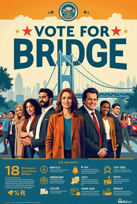 Vote for bridge poster 