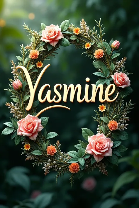 The name Yasmine decorated 