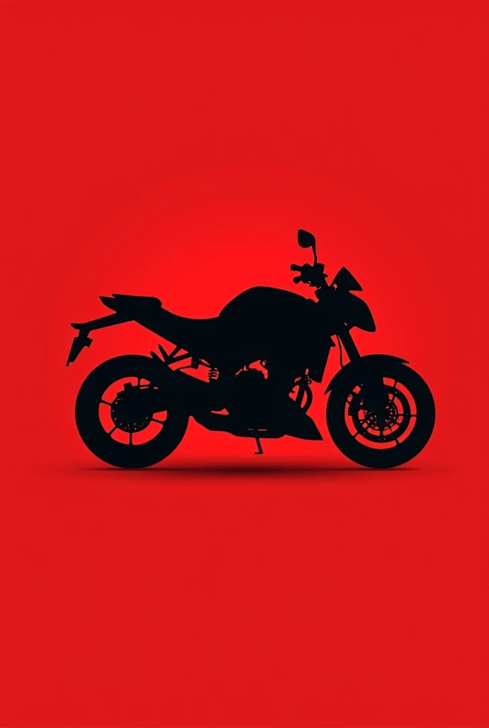 Make a logo for a startup that offers motorcycle services. use the color red