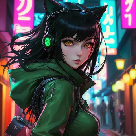 黑头猫女和政治女管