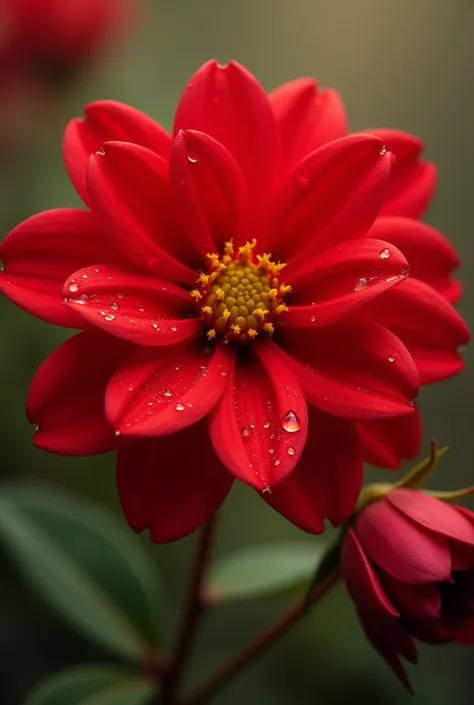 A red Flower