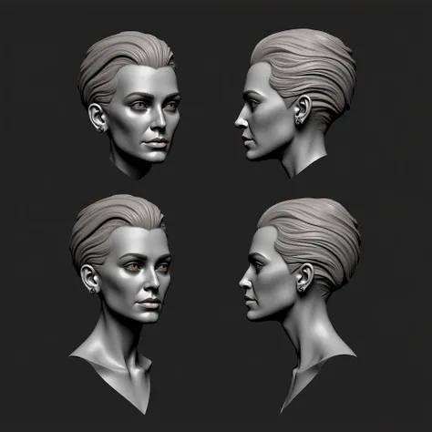 character, design, concept, headshots, profile view, front view, zbrush sculpt,
indian, russian, arab, haitian, chinese, russian,
beautiful, lascivious, 60-year-old queen, mature, sassy, twisted, wicked, evil