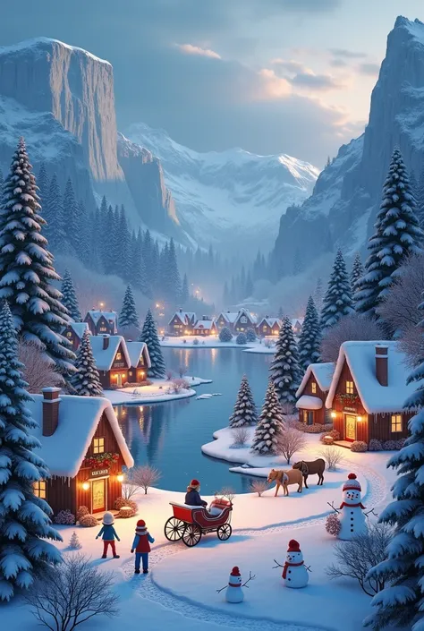 Christmas landscape