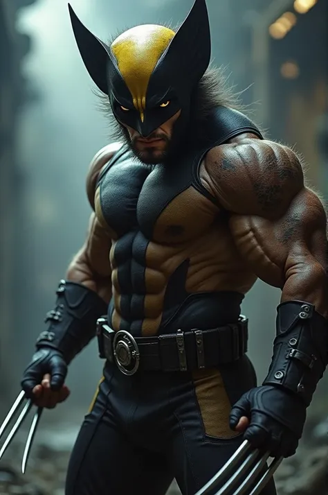 Jeon Jeongguk posing as Wolverine from X-Men