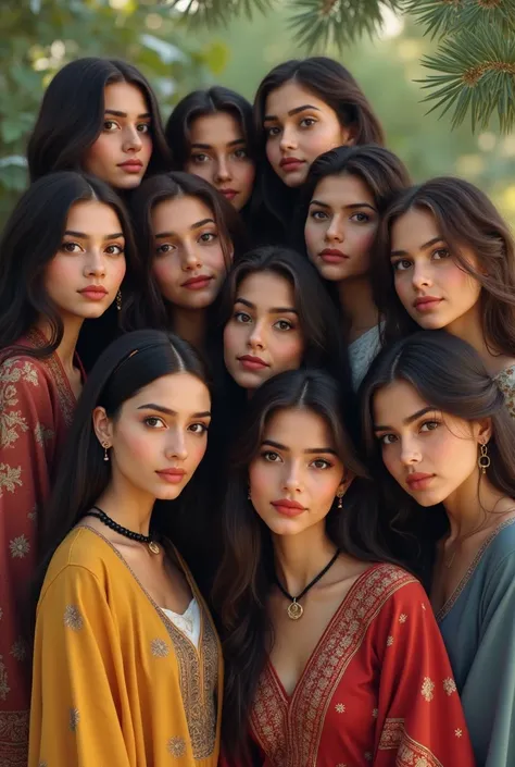 Ten Half Pakistani, quarter white, quarter Asian sisters