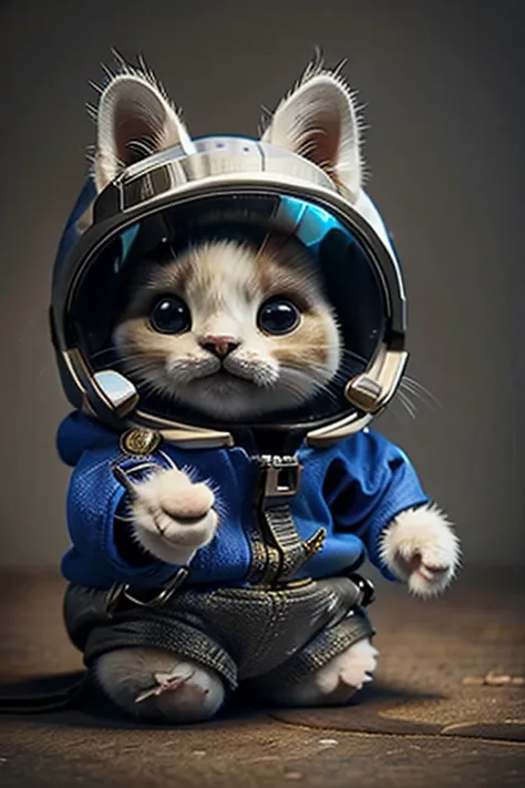 cat in a spacesuit 