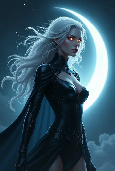 Superheroine Moon powers Make her look like a villain