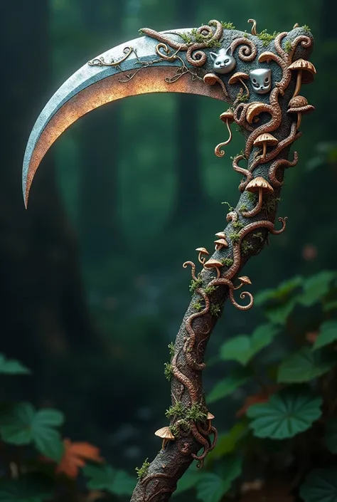 Create an Alice in Wonderland themed scythe 