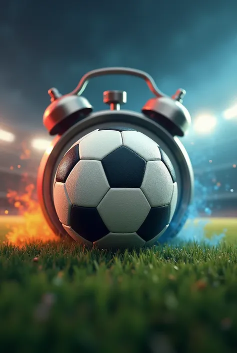 The 90th Minute․  2048 x 1152 пикс.
Soccer Ball – The ball can be in the center, which represents the essence of soccer.
Clock or Stopwatch Image – This can represent the "90th minute" and add a time element.
Team colors – Choose two or three colors that r...