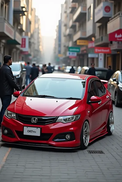 Modified red honda city 2009 In Islamabad 