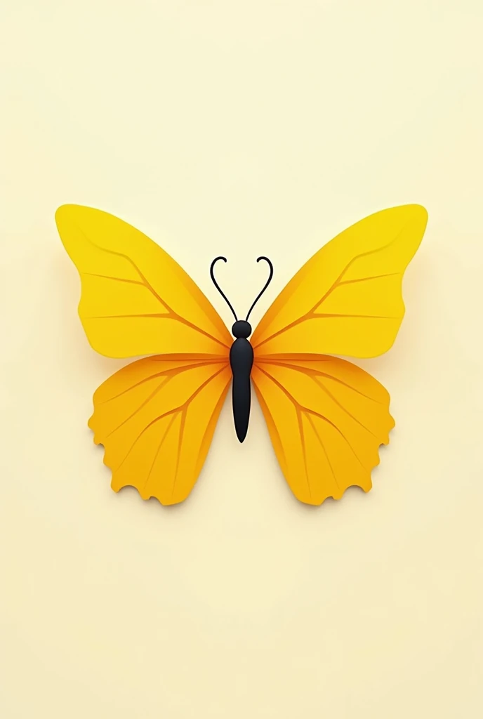 You can make a picture of a yellow butterfly to cut out

