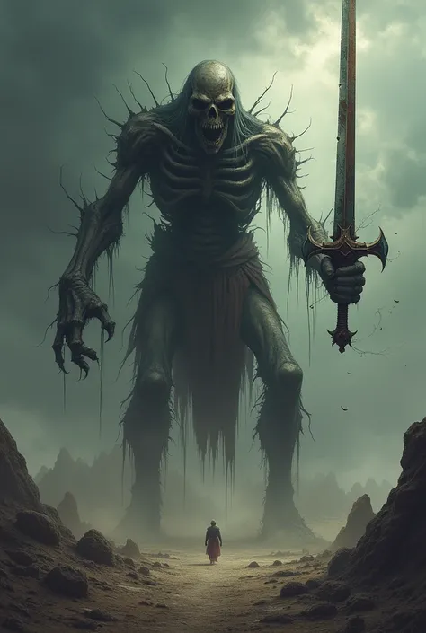 Giant undead with broken sword 