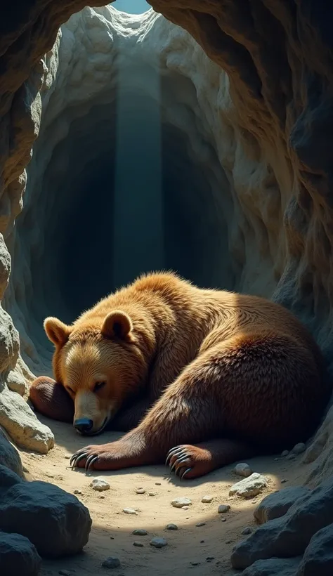 Bear in cave