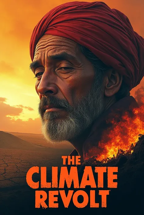 make a movie cover with what the synopsis says about how much heat affects agriculture, How high temperatures affect agriculture, and that this needs to change, The title of the film is "the climate revolt", csa films record label a protest cover, that it ...