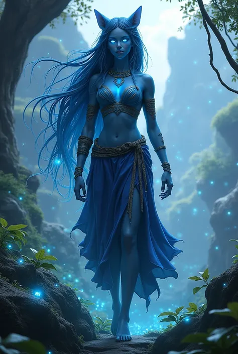 A female pandora avatar 