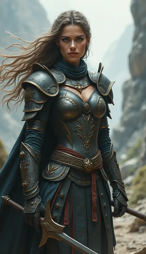 Very beautiful warrior, woman, RPG