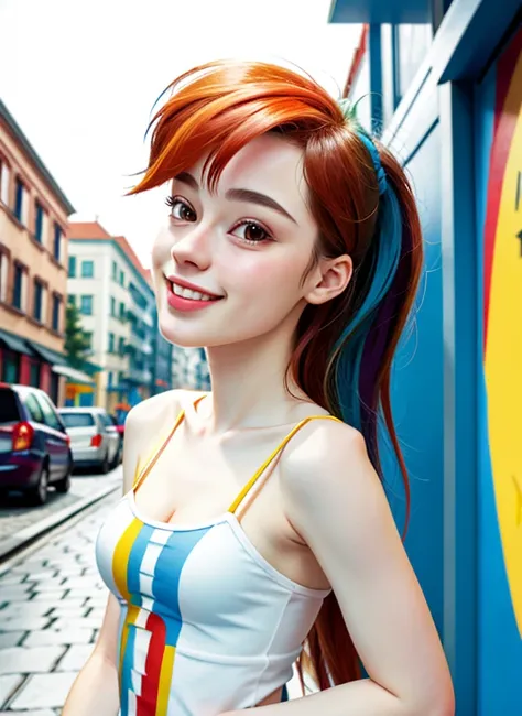 1girl, masterpiece, (detailed background), the best quality, absurdities,
affected smile, street, store, current, closed mouth, ...