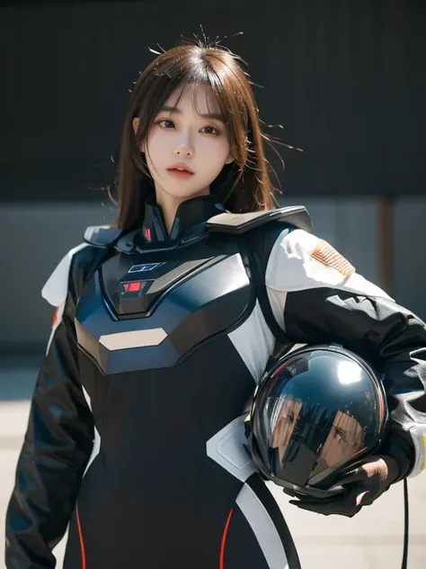 Wear a futuristic suit、A couple holding guns, Mecha Cyber Armor Girl, Mechanized female soldier, cgsociety and fenghua zhong, 完美的机器人girl, cute 机器人girl, 赛博朋克动漫girl机甲, Female Mecha, 美丽的girl, girl, Wojtkefors, Armored Astronaut Portrait , Mechanized Valkyrie