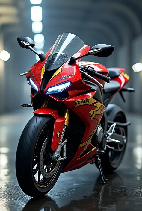 Bmw g310rr bike with ironman paint