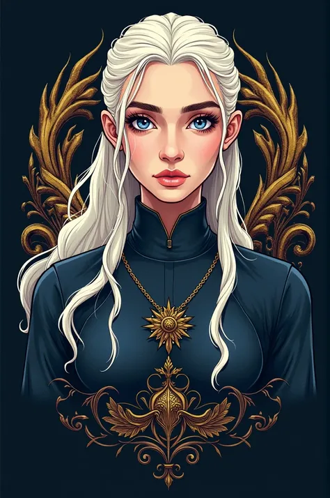 Logo for a DAENERYS Targaryen t-shirt 