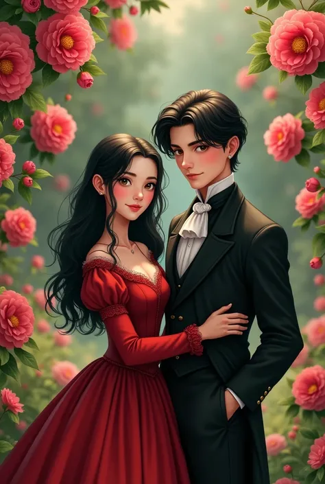 Siblings, a woman and a man of 23 years, They both have jet black hair and dark brown eyes. The brother is tall and strong., He has a small scar on his right cheek and is dressed in a black Victorian suit..

The sister is a little shorter than her brother,...