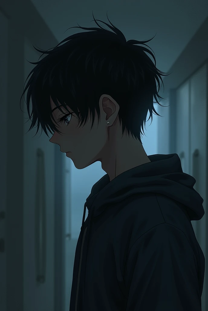 Create an anime-like sad boy style image, Research on the Internet references of the most used ones, add only dark colors and you can base it on personal things like gym, overcoming etc. don&#39;t add it but base yourself on that too, Don&#39;t forget the ...