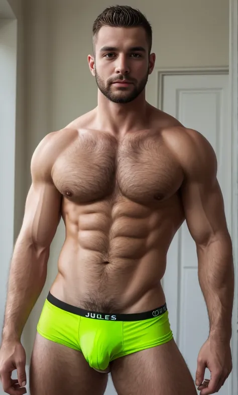 1. Gay. Staring directly into the camera. Beautiful, sexy face. Short hair cut on the Head. Fucking beautiful 1 faggot. 
Huge cock.  Hairy chest. darelljones, realistic, upper_body, Huge dick.  Huge cock.  Hairy chest, natural light, full-length, bare tors...