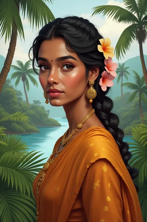 Kerala 2d woman realistic pic