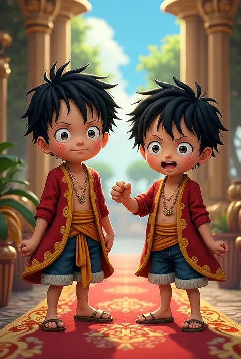 Son of luffy and law from one pie are male twins of the sultanate of 3 years