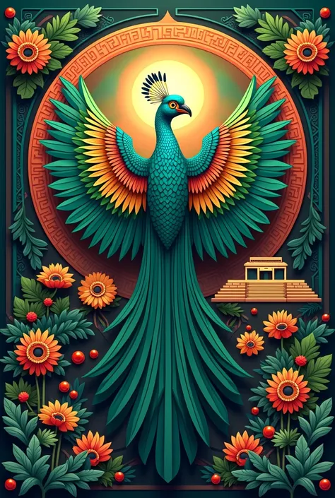 Create a design commemorating Guatemala&#39;s independence, with a quetzal bird