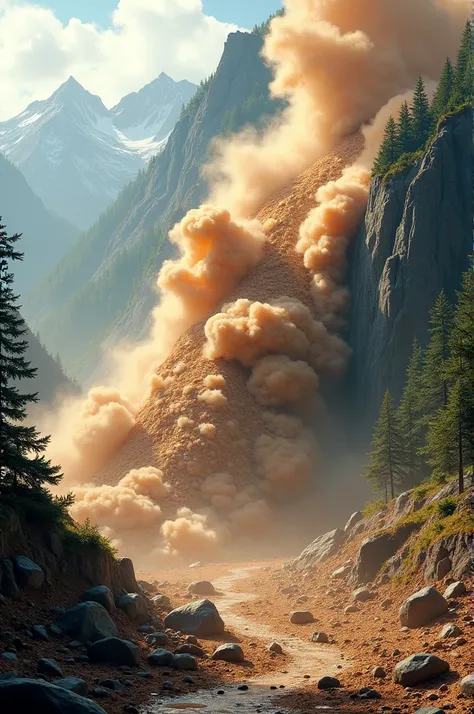 Landslide image animated 